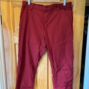 Lululemon commission men’s pants size 34 red